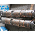 baja paduan 38CrMoAlA Conical Twin Screw dan barrel